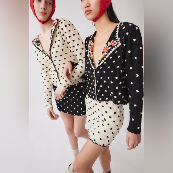 TACH CLOTHING FARAH HAND KNITTED WOOL CARDIGAN - Picture 8 of 14